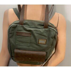 Origaudio Turlee Tote Finley Mill Collection Laptop Backpack Travel Bag Green